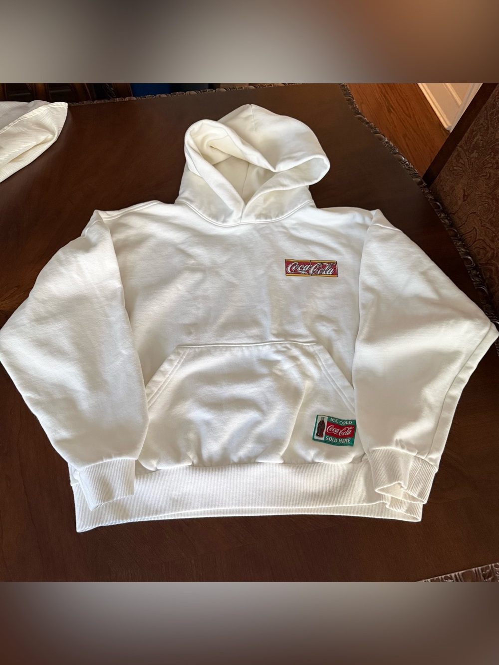 Coca Cola By PacSun Parlour Hoodie in Cream Men’s Size M